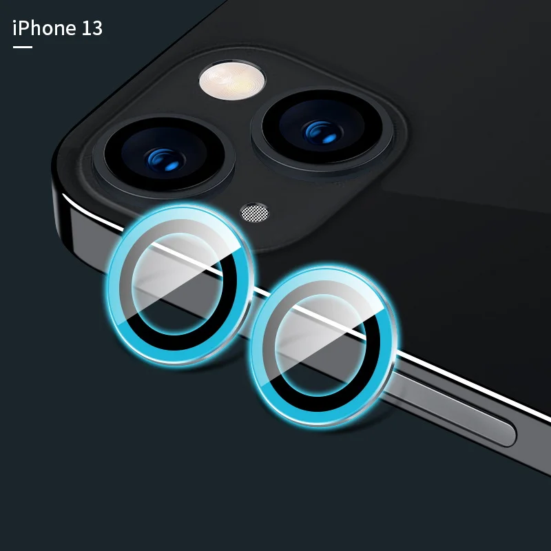 Objektivschutz aus gehärtetem Glas für iPhone 11, 12, 13 Pro Max, Kameraobjektivschutz für iPhone 12pro 13pro 11Pro 11Pro, Metallring, Protec_voghion.com