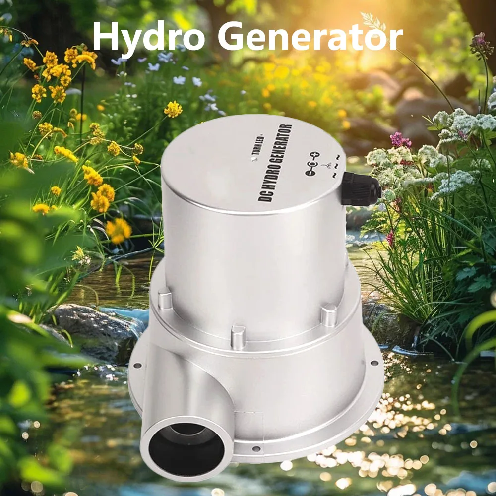 18V 36V 300W Water Turbine Hydraulic Generator Outdoor Household Small Hydroelectric Generator DC Permanent Magnet Brushless