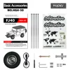 1/16 2.4G Rc Car for Jimny HG4-50 Simulated Lights Horn Smoke RC Car Full Scale Off Road Remote Control Car Children Toys 5