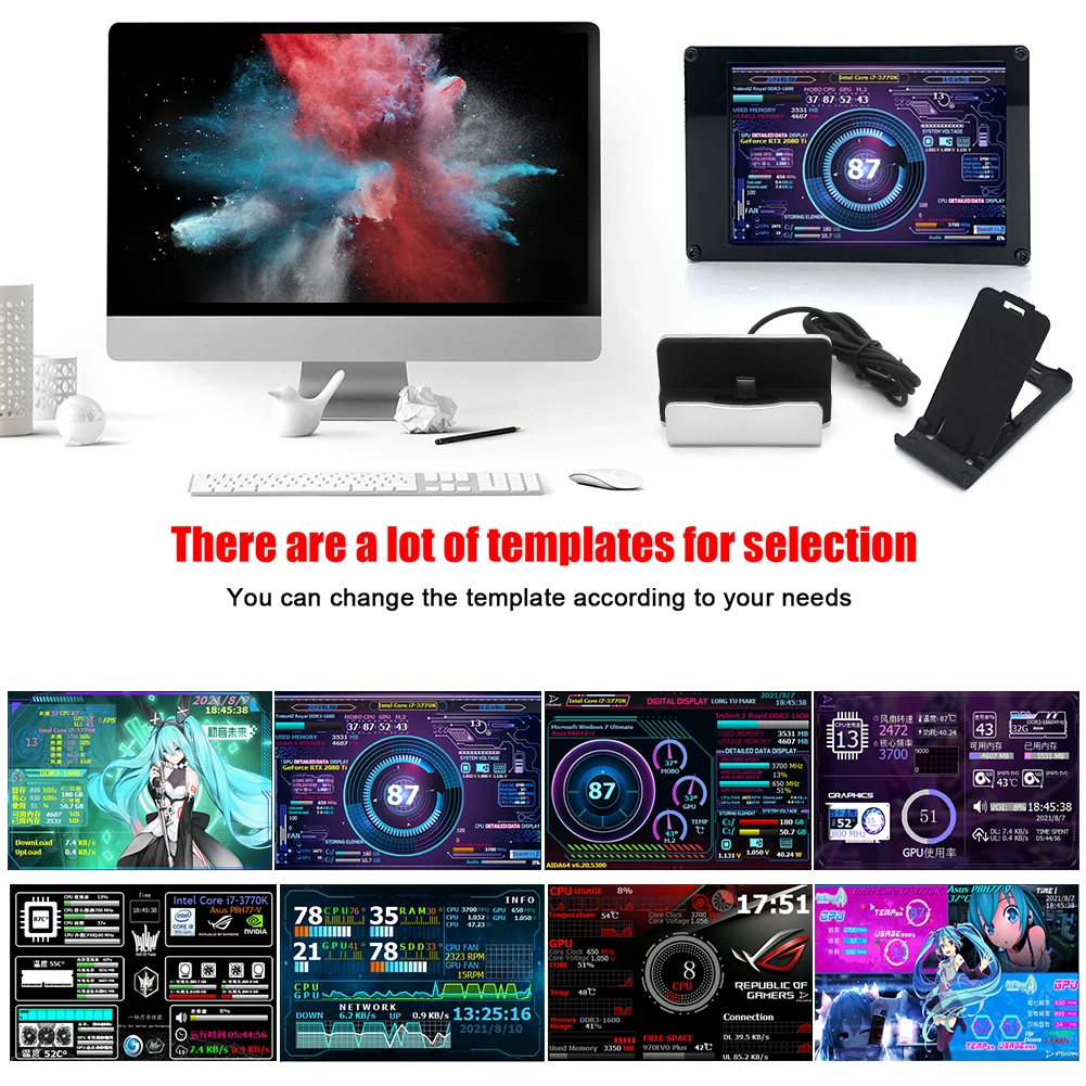 [Mini ITX ̽  ǻ  3.5 ġ IPS  ũ CPU GPU RAM HDD ͸  USB ÷ Ӱ AIDA64]