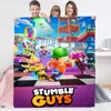 HOT Game S-S-Stumbles Guys Sofa Blanket Luxury Knee Blanket King Size Warm Blankets for Cold Fluffy Soft Blankets Throw Bed Nap 2
