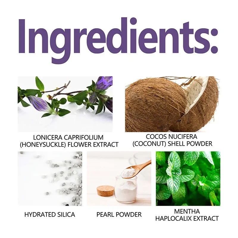 Teeth whitening tooth powder effective remove plaque stains dental calculus fresh bad breath oral hygiene care product