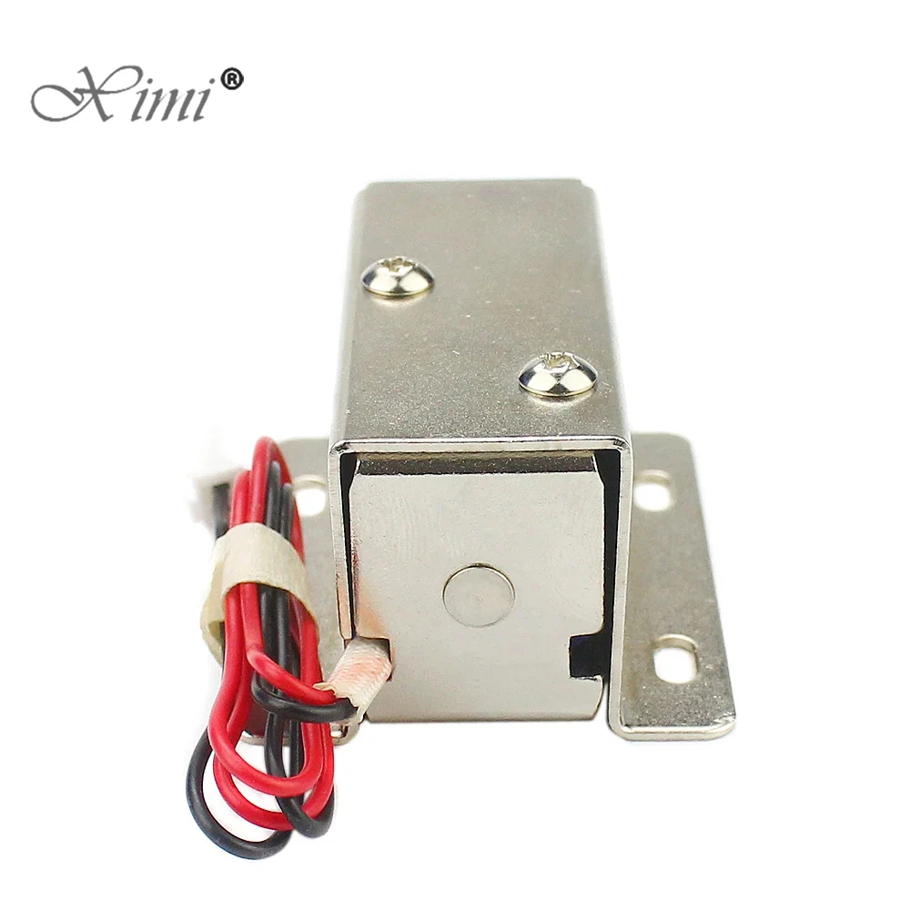 DC12V Electric Control Lock Small Electronic Lock Mini Electric Bolt Lock Solenoid Door Lock Stroke 12mm Mortise Lock