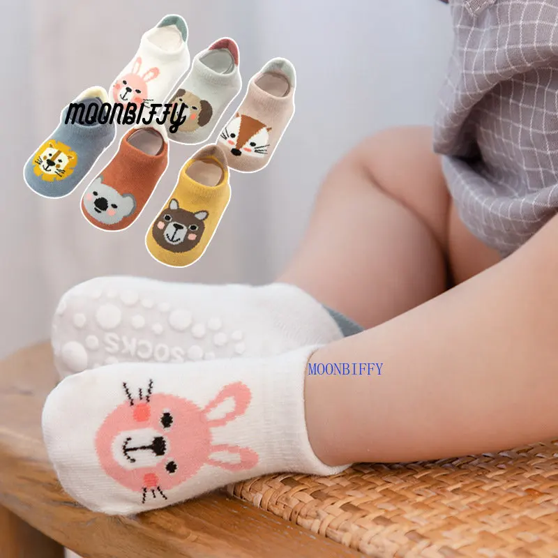 

Spring Summer Autumn Baby Girls Ankle Socks Newborn Cartoon Baby Socks Infant Kids Boy Home Socks Anti Slip Floor Sock Shoes