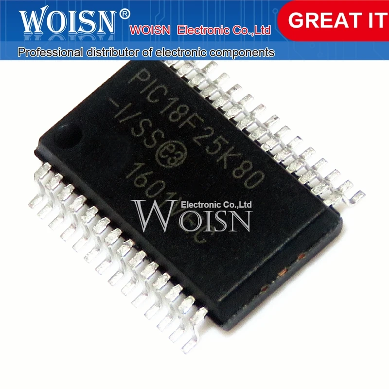 

5PCS PIC18F25K80-I/SS PIC18F25K80 SSOP-28