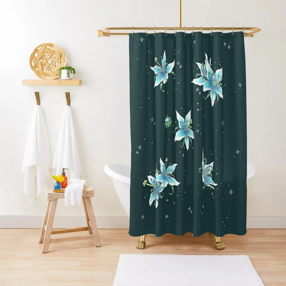 

Silent Princess pattern Shower Curtain Anti-Mold Waterproof Shower Bathroom Shower Set Bathroom Accessory Curtain
