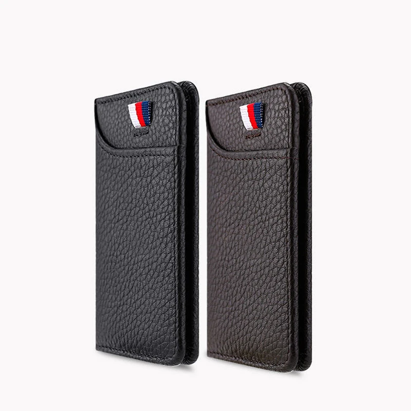 Luxury Men Card Holder Leather Thin Mini Men's Wallet Small Pocket Purse Women Bank Credit Card Holder for Men Wallets leather wallet wallet card holder card holder credit card holder credit card wallet card wallet wallet card bag