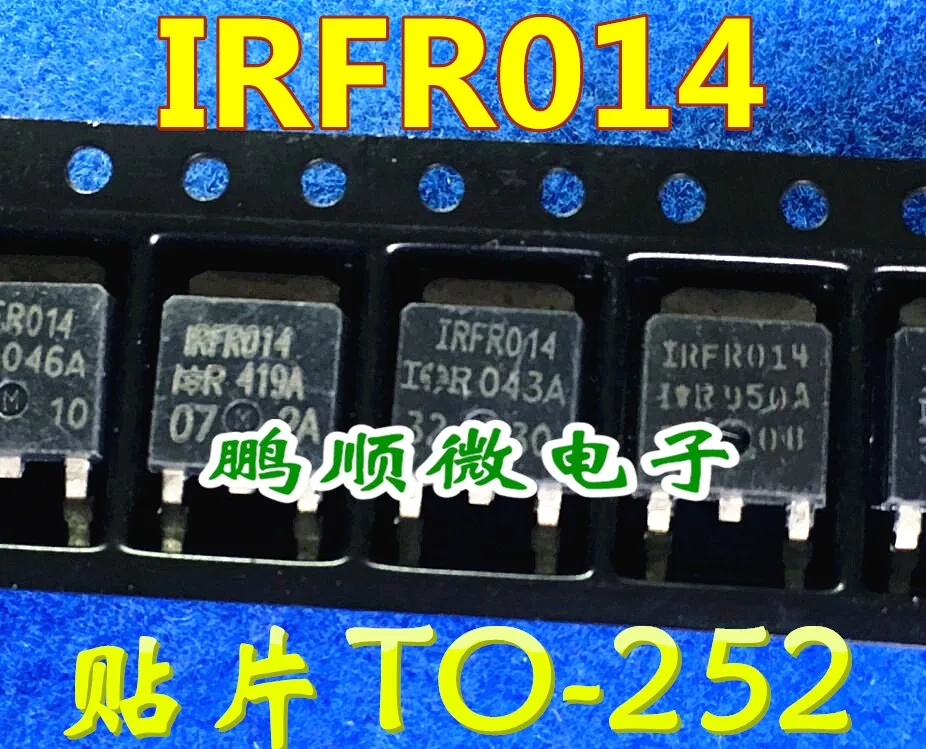 

50pcs original new Commonly used MOS transistor IRFR014 FR014 TO-252 60V field effect tested and shipped well