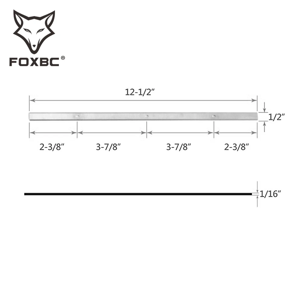 320x12x1.5mm Planer Blades Knives 2pcs Woodworking Tools Planer Blades For Triton TPT125 DELTA 22-560 TP400LS Craftsman 21758 Wen 6550 12.5 Inch