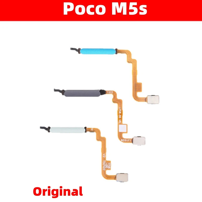 

Сканер отпечатков пальцев гибкий кабель для Xiaomi Poco M5s кнопка питания Клавиша гибкий кабель сканер распознавание гибкий кабель Запчасти