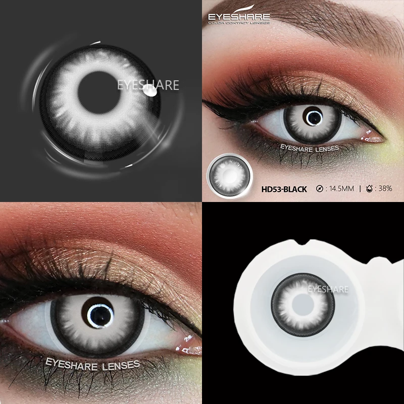 Vibrant Blue Cosplay Colored Contact Lenses