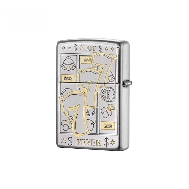 Accendino Zippo Numero Fortunato 777 Collezione Seven In Box