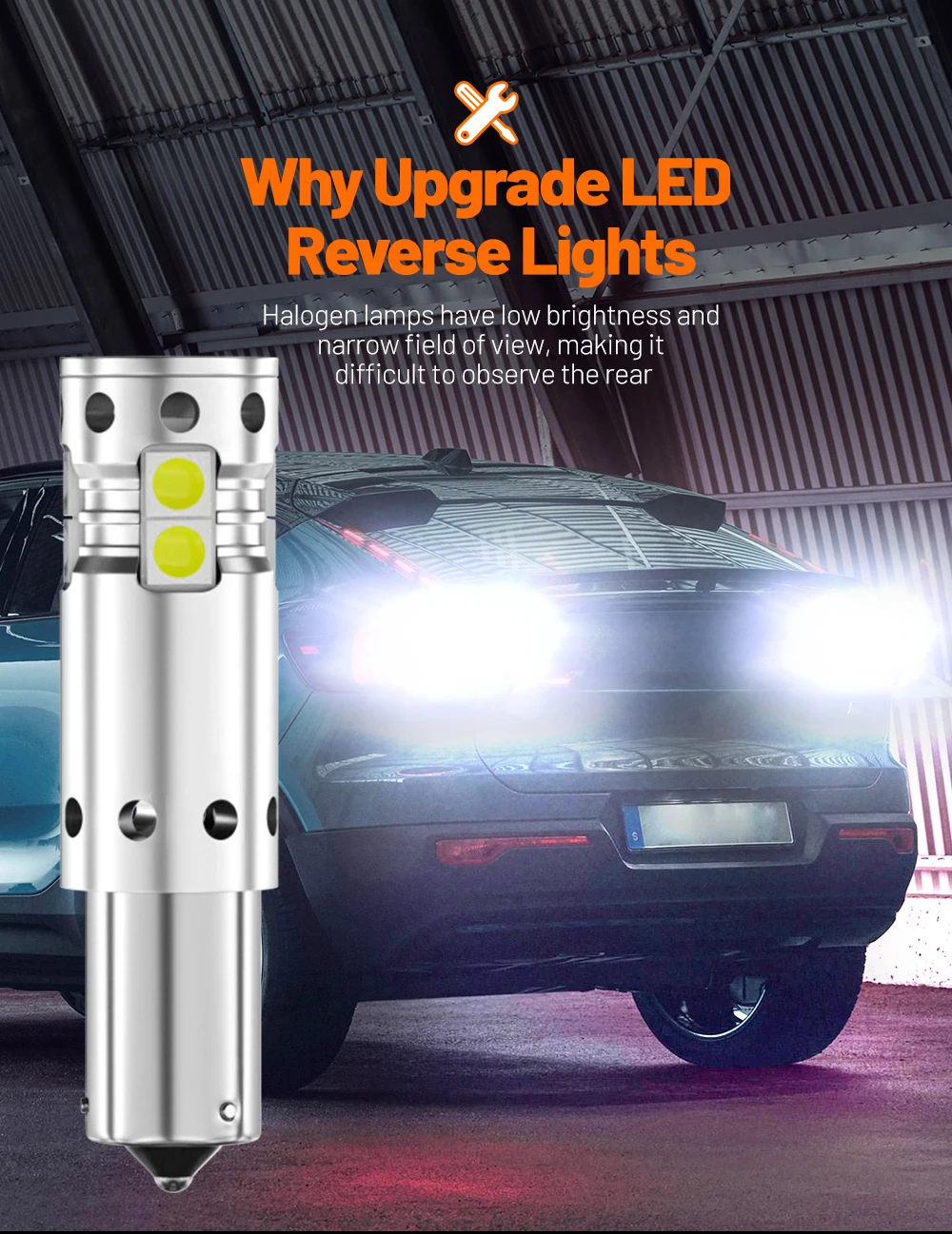 2 stücke LED Reverse Licht Blub Backup Lampe Canbus Kein Fehler H21W BAY9S 64136 Für Opel Astra J P10 2009 2010 2011 2012 2013 2014 2015 – Detail 4