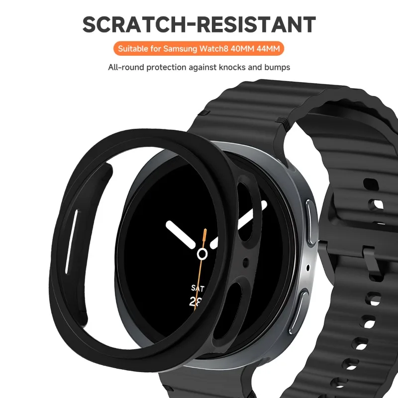 Sleek Silicone Band with Hollow Protective Case