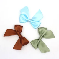 20 PCS  Satin Ribbon Bows For Carfts Wedding DIY Sewing Wrapping Gifts Packing Accessorie 80x60mm