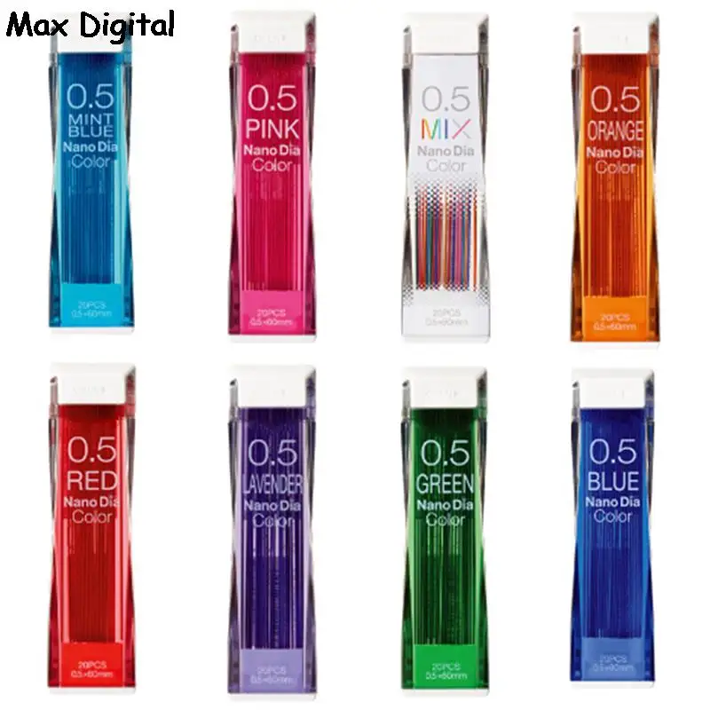 0.5mm Colored Mechanical Pencil Leads Painting Special Mechanical Pencil Refills School Stationery Office Supplies 0.7mm Black mechanical pencil refill mechanical pencil refills