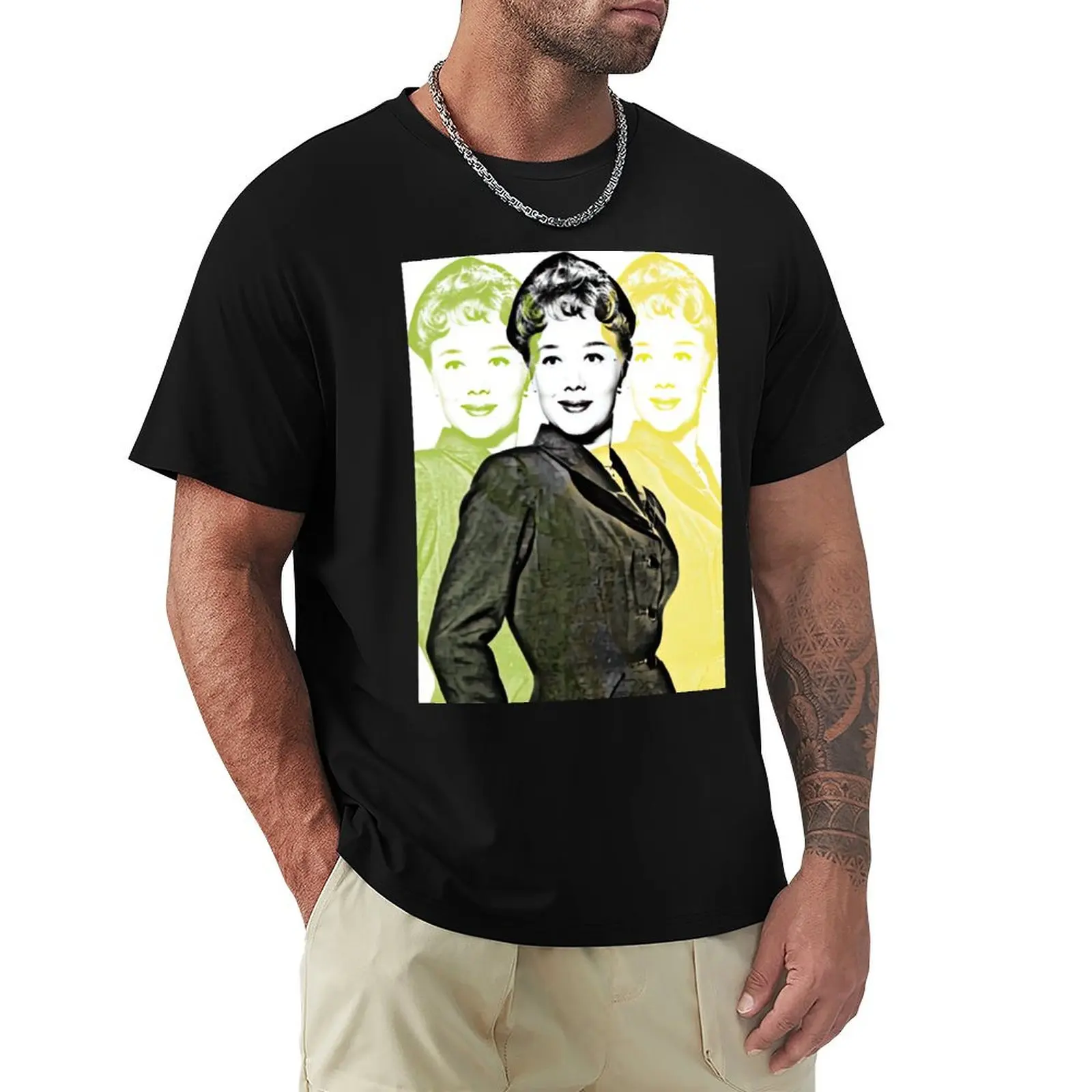 Glynis Johns- Mary Poppins Retro T-Shirt Sublime Anime Shirts Graphic Tees Graphics Mens Champion T-Shirt