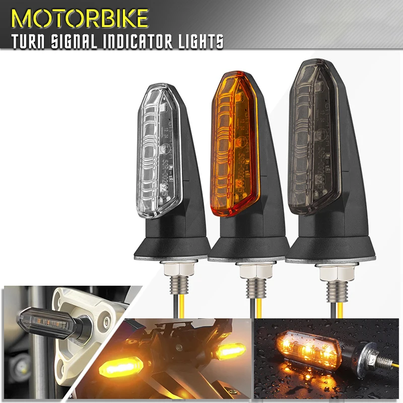 Motorcycle Turn Signal Light Led Indicator Flash Light 12v Turn Signal Light Universal