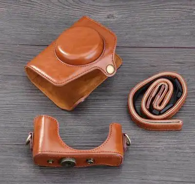 Custodia Protettiva Per Fotocamera Digitale Con Foto Impermeabile Custodia In Pelle Pu Per Canon S90 S95 S100 S110 S120 S200 G9X Custodia Protettiva