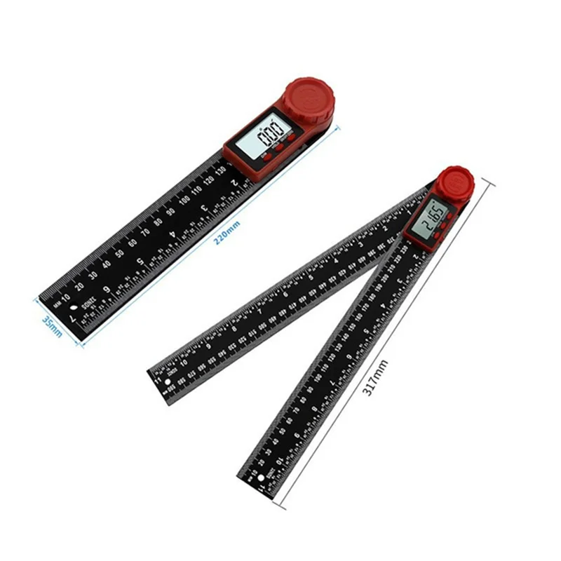 2-in-1 Digital Angle Meter Inclinometer Digital Angle Ruler Electronic Goniometer Protractor Angle Finder Wood Measuring Tool 6