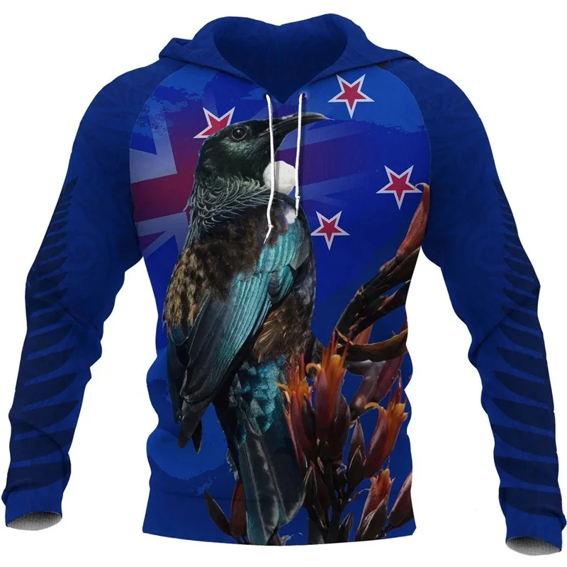 Tui Always In My Heart Nueva Zelanda Impresión 3D Para Hombres Y2k Tops Nuevo En Sudaderas Con Capucha Y Sudaderas Suéter Deportivo Ropa Para Niños Y Mujeres