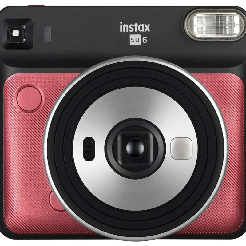 

Мгновенная Камера Fujifilm instax square SQ6 мгновенная пленка (рубиново-красный)-Подарок на годовщину