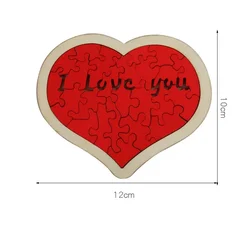 Personalized Engraved Love Puzzle - Sentimental Home Décor & Gift (Love - s)