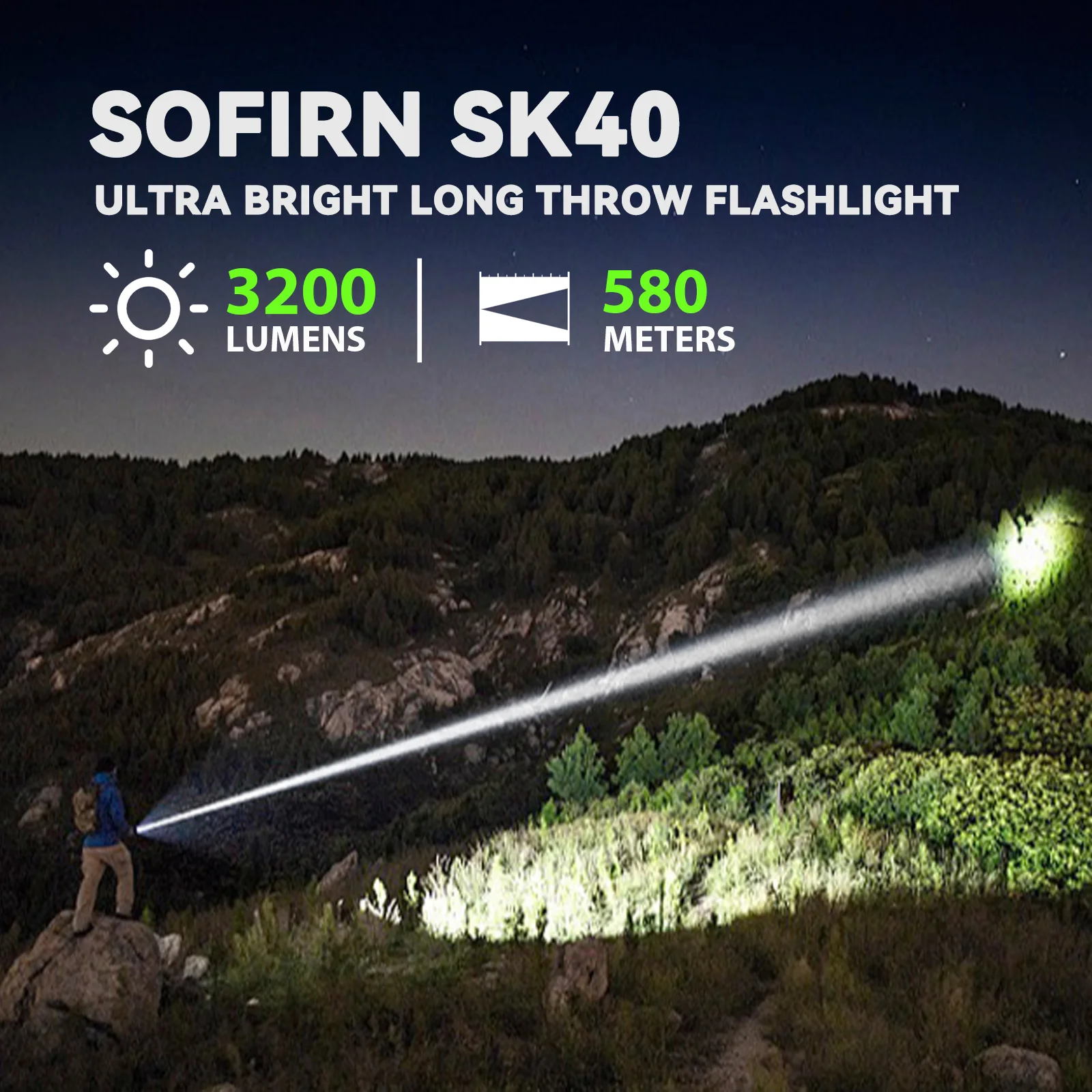 SK40 Tactical Flashlight 4