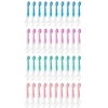 40 Pack Disposable Mini Travel Toothbrushes - 5 In 1 Function, Travel Date Portable Individually Packed 1