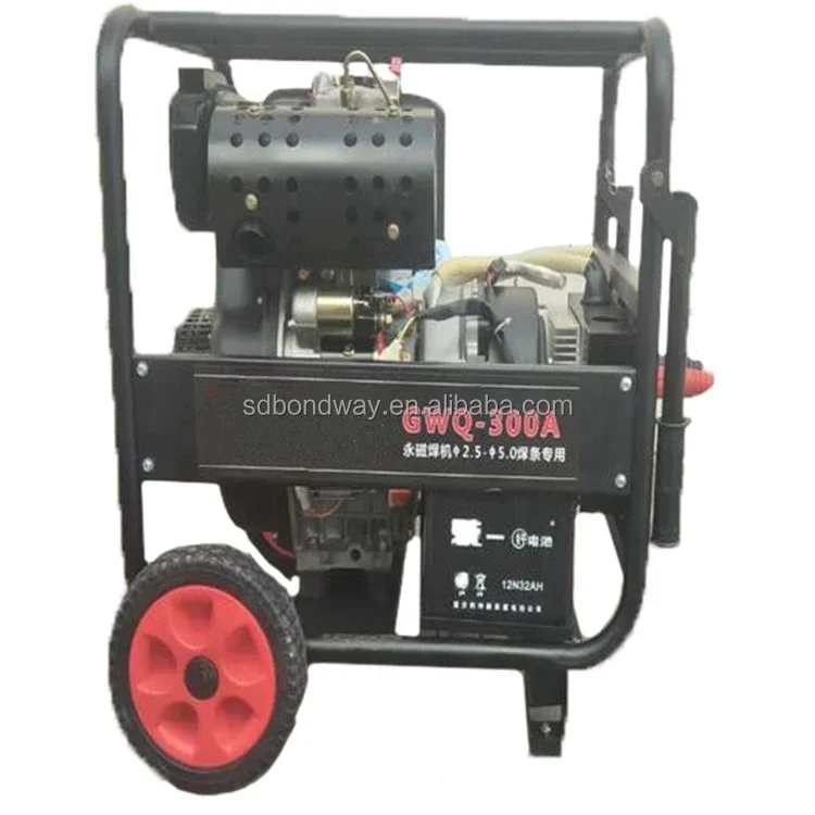 Outdoor Dc Welding Machine Small Engineering Gasoline Power Generation  Dual-use All-in-one 5