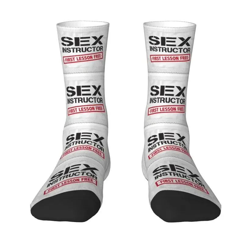 

Носки с забавным принтом для интима для женщин и мужчин, эластичные летние осенне-зимние короткие носки