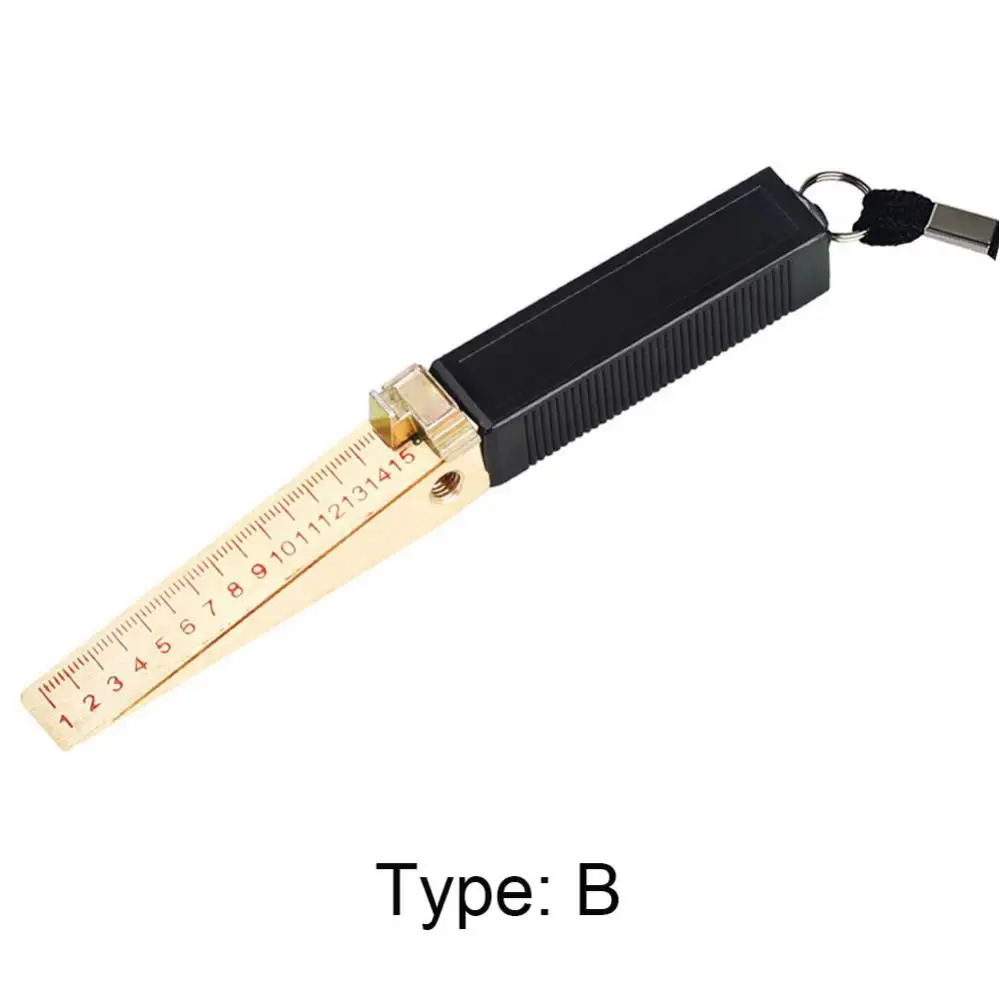 주택 엔지니어링용 정밀 웨지 모양 버니어 필러 게이지 검사 평탄도 측정 도구, 0.2mm, 0.5mm