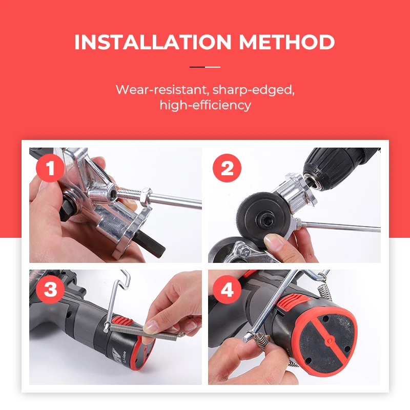 Electric Drill Plate Cutter Metal Sheet Cutter Free Cutting Tool Nibbler Sheet Metal Cut Plate Punch Scissors Tool 0.8m Iron Tin 5