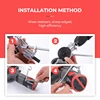 Electric Drill Plate Cutter Metal Sheet Cutter Free Cutting Tool Nibbler Sheet Metal Cut Plate Punch Scissors Tool 0.8m Iron Tin 5