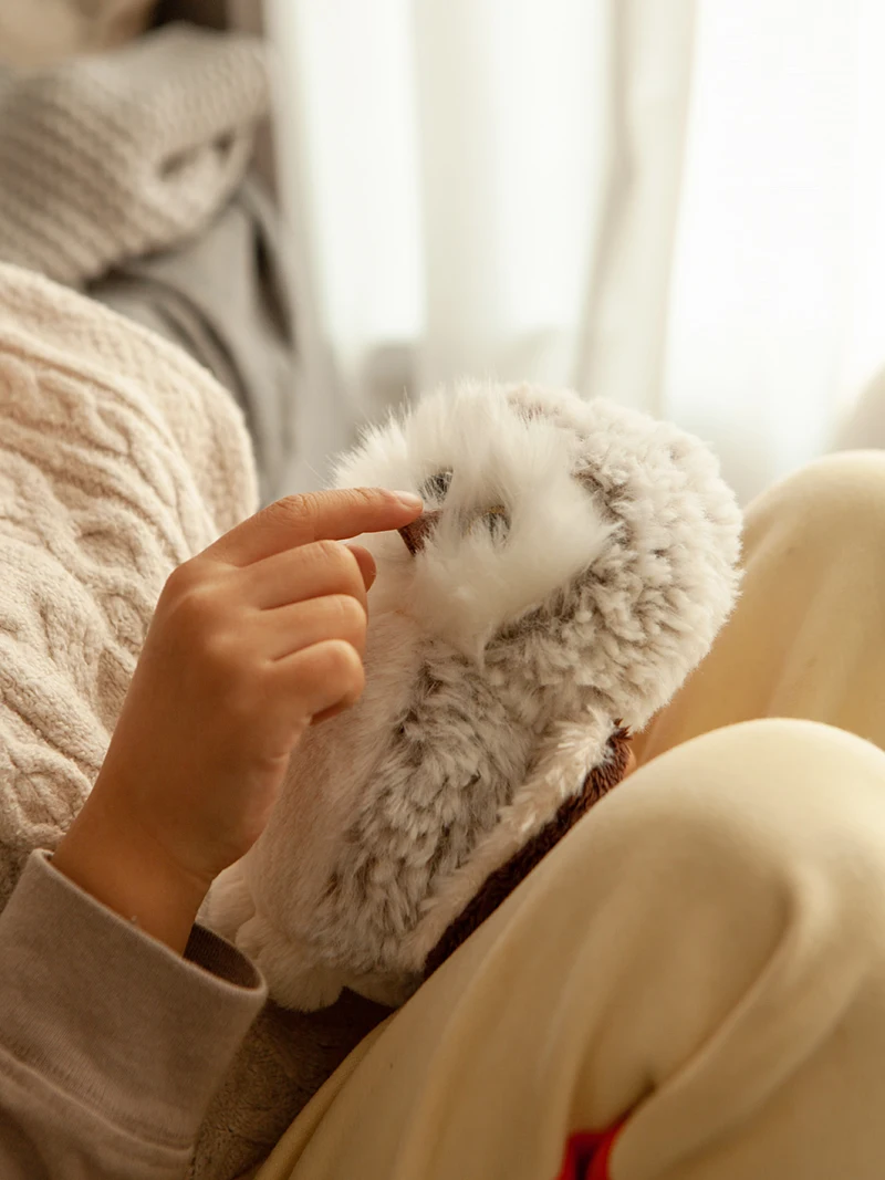 フクロウのぬいぐるみキーホルダー、動物のぬいぐるみ、かわいい