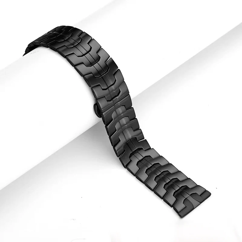 Sleek 22mm Stainless Steel Watch Band