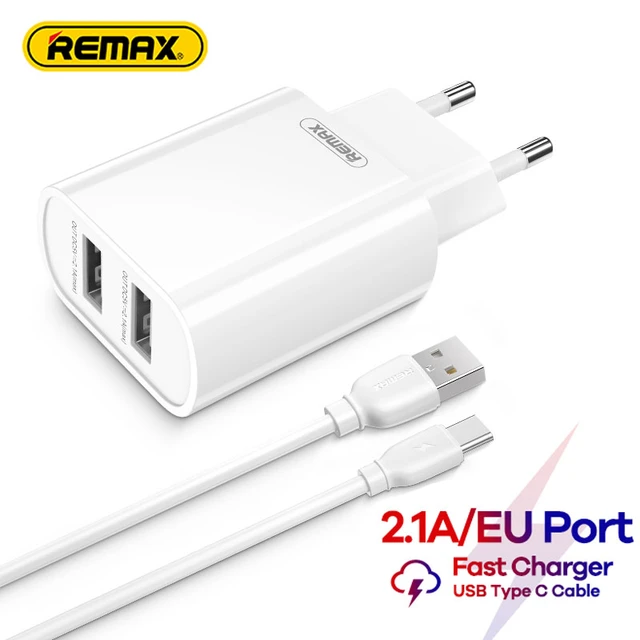 Remax Rp-u35 Us/cn/eu Usb Adapter Fast Charging Simple Series Dual Usb  Adapter - Chargers - AliExpress