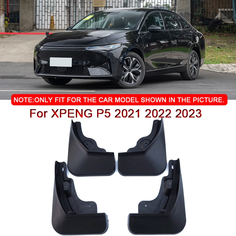 

Fit For XPENG P5 2021 2022 2023 Car Styling ABS Car Mud Flaps Splash Guard Mudguards MudFlaps Front Rear Fender Auto Accessories