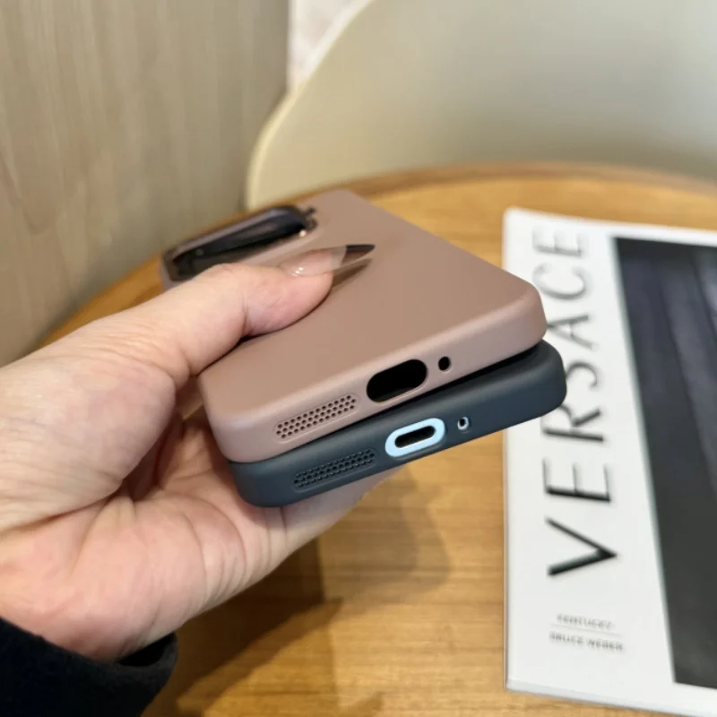 Solid Color Matte Shockproof Metal Phone Case with Camera Lens Protection