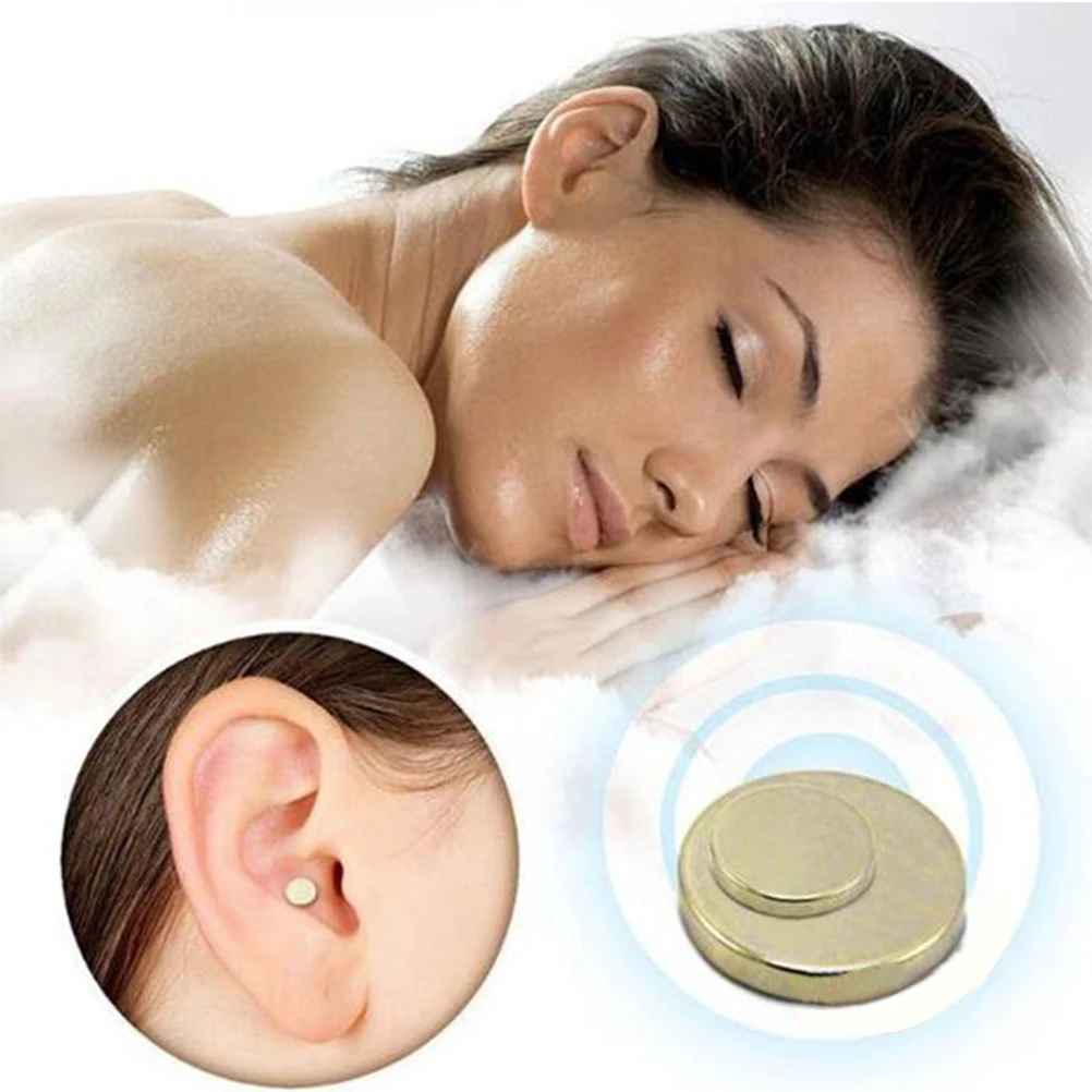 Magnets Magnetic Smoke Magnet Ear Auricular Weight Acupressure Healthy Nontoxic 1 Pair