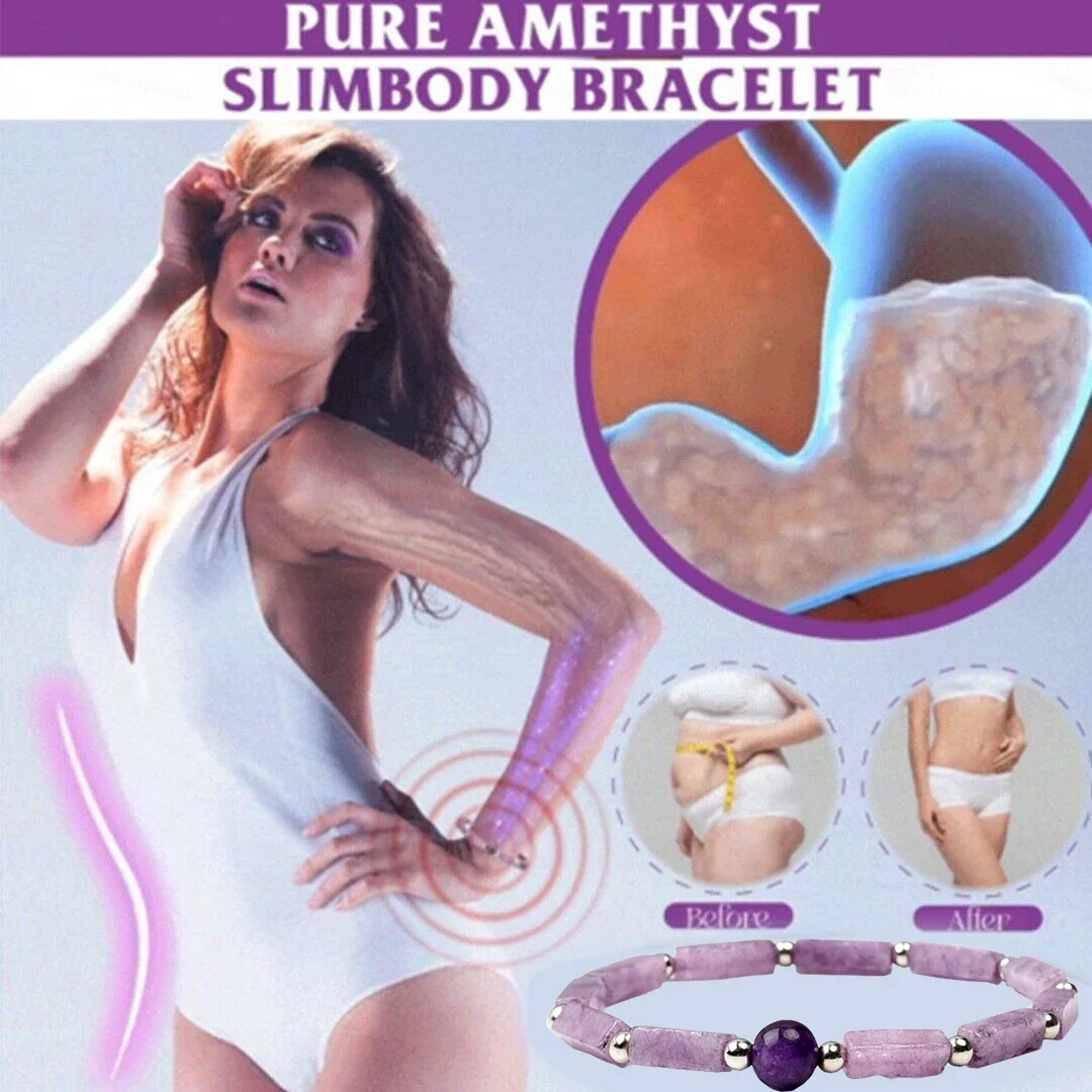 Natural Amethyst Body-purify Slimming Bracelet Image 6