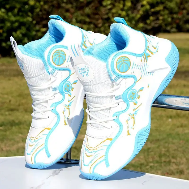 

New basketball shoes for men High top student shoes versatile trend sports student sneaker