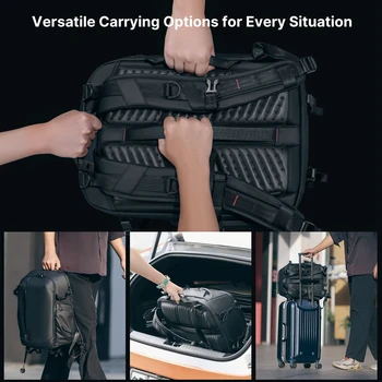 Ulanzi BP09 Camera Backpack 22L Large Capacity Waterproof Digital SLR Camera Photography Travel Bag Tripod Holder Outdoor Video 6