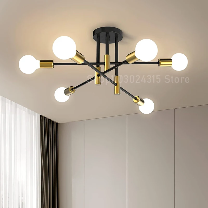 LED Chandelier Ceiling Chandelier Modern Nordic E27 for Restaurant Aisle