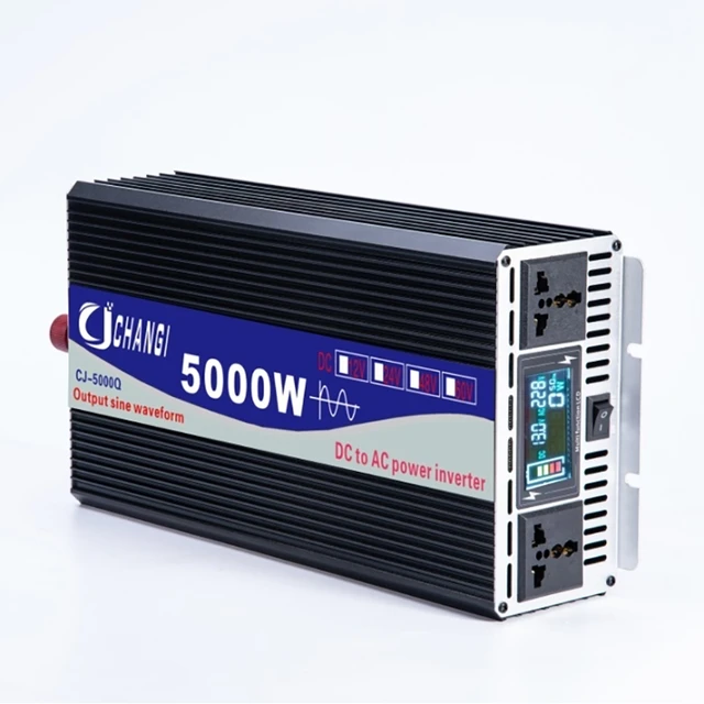 Onduleur À Onde Sinusoïdale Pure 3000w, 12/220v, Convertisseur De Tension,  Convertisseur De Puissance, Convertisseur De Tension, Dc 12/24v Vers Ac  110/220v - Onduleurs Et Convertisseurs - AliExpress