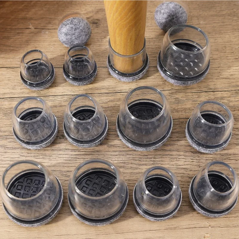 Silicone Non-Slip Chair Leg Caps - Waterproof Floor Protector Pads