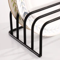 Support de planche à découper de cuisine à 5 niveaux, support de planche à découper en acier au carbone, support de rangement pour couvercle de casserole de cuisine-organisateur et rangement de cuisine 6