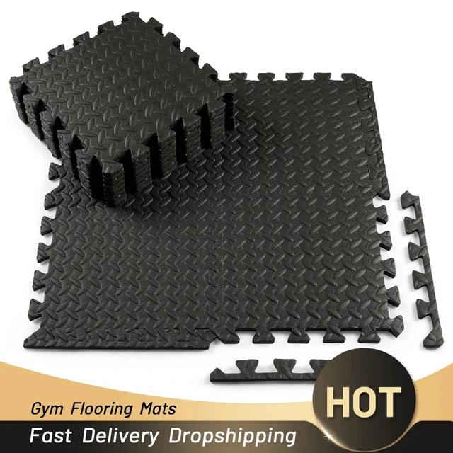 12pcs, Foam Tiles Interlocking Puzzle Foam Floor Mats Baby Play