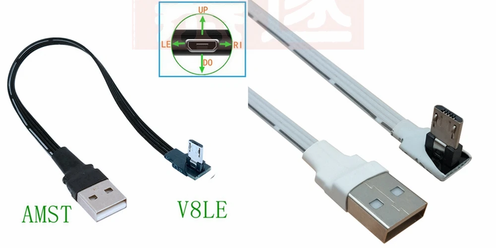 angular 90 graus usb micro usb macho