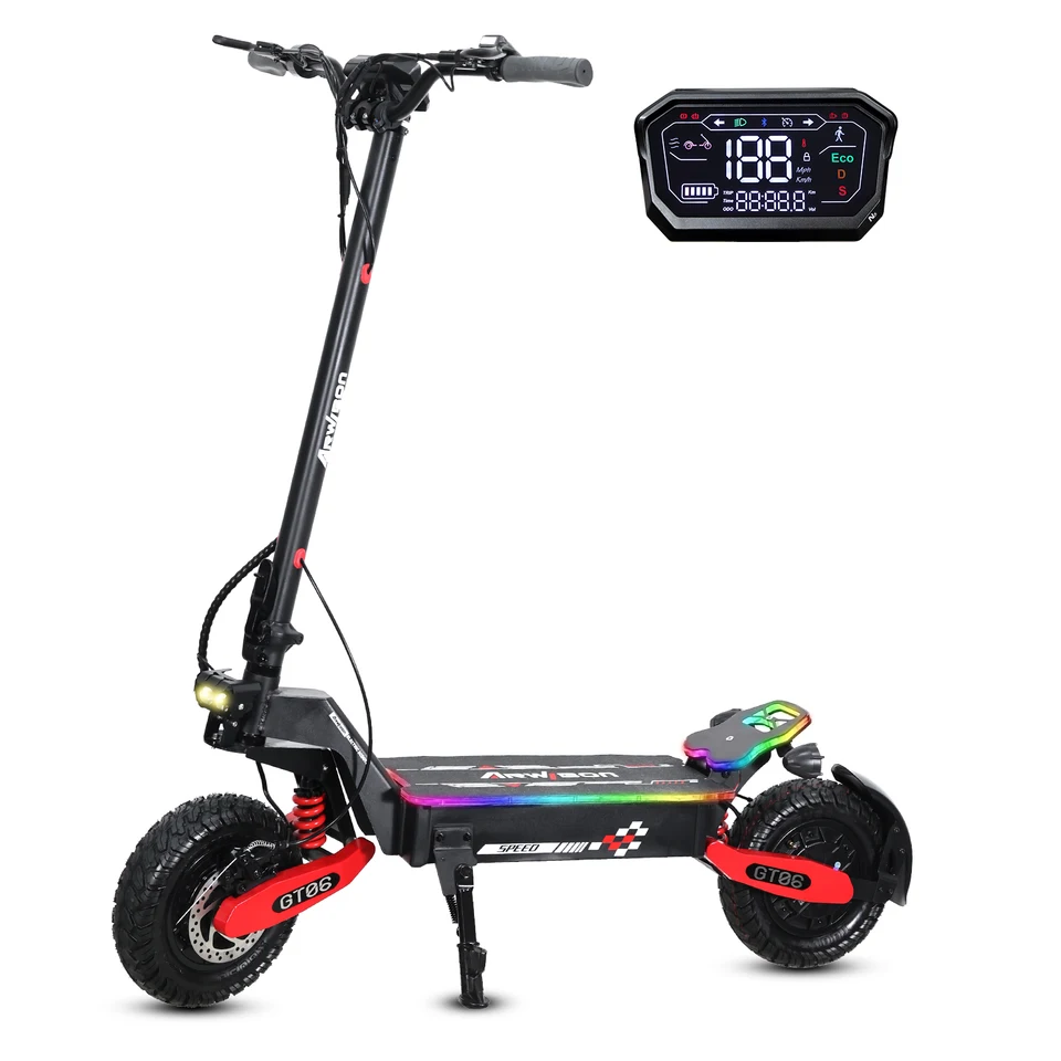 Arwibon GT06Plus Folding Electric Scooter 35MPH